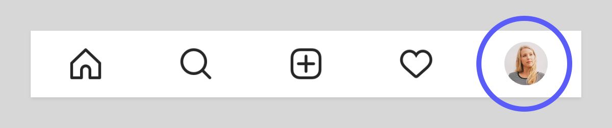 How do I set my Instagram account to private — Tap on your profile
